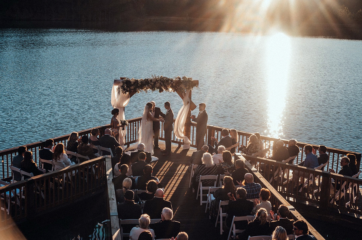 Wedding at Hurricane Creek Lodge